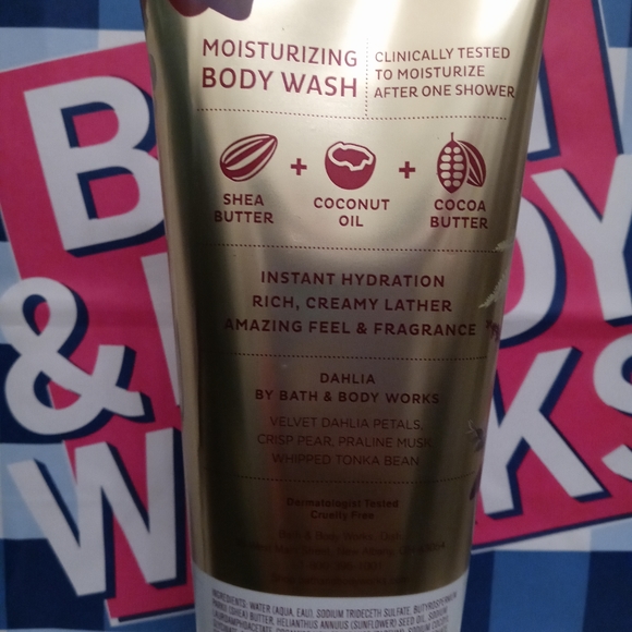 Bath and Body Works Dahlia Moisturizing Body Wash - Picture 3 of 3